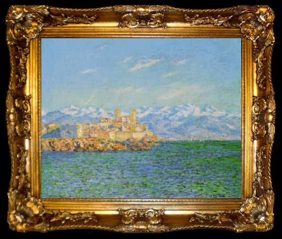 framed  Claude Monet Old Fort at Antibes, ta009-2